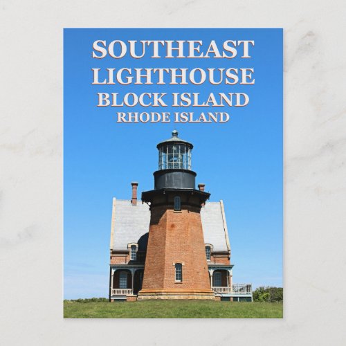 Southeast Lighthouse Block Island RI Postcard