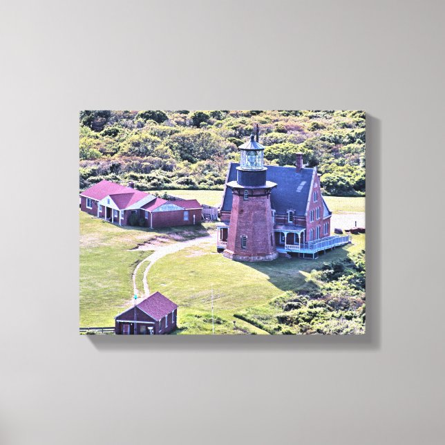 Southeast Lighthouse, Block Island Wrapped Canvas Print (Front)