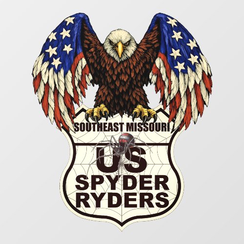Southeast Missouri Ryders Chapter - Decal Eagle Lo