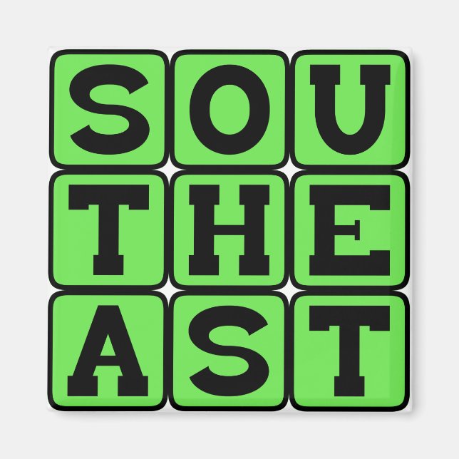 Southeast, Region of United States Magnet (Front)
