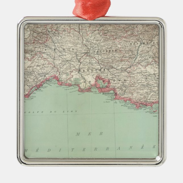 Southeastern France Metal Ornament (Front)