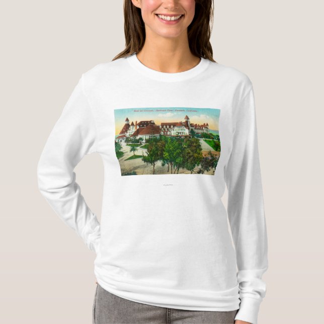 Southeastern View of the Hotel del Coronado T-Shirt (Front)