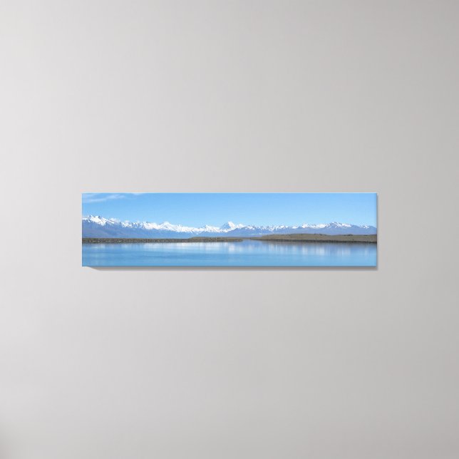 Southern Alps, New Zealand Canvas Print (Front)