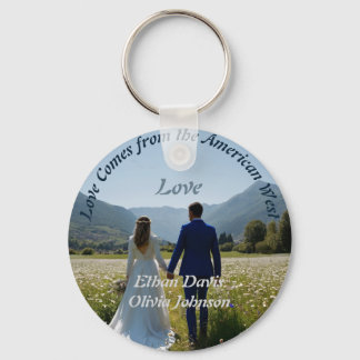 Southern American Love Story Keychain