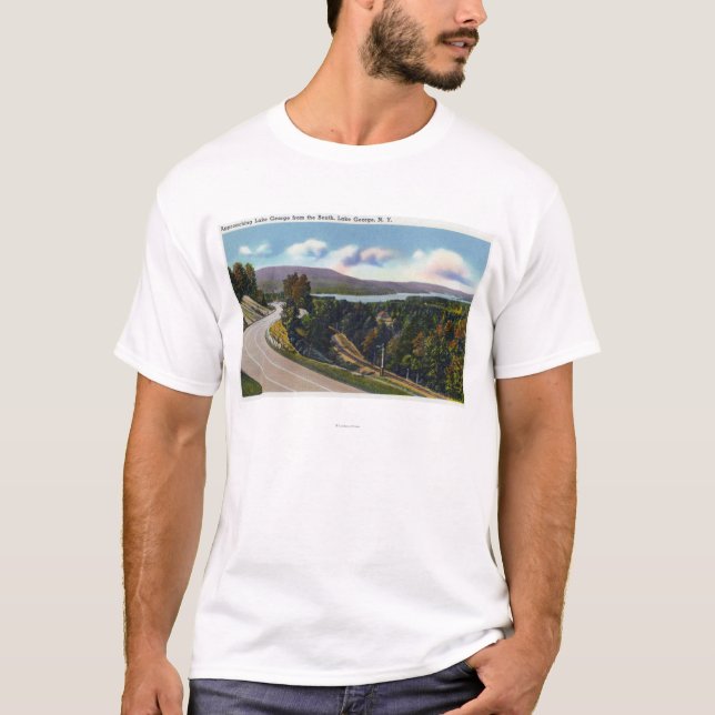 Southern Approach to Lake from Highway T-Shirt (Front)