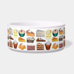 Southern Bakery Food Desserts USA American South Bowl<br><div class="desc">Print features an original illustration of an assortment of desserts popular in the American South. These include: coconut cake, banana pudding, ambrosia, sweet potato pie, pecan pie, chess pie, Mississippi mud pie, butterscotch pudding, hummingbird cake, red velvet cake, and peach cobbler. Ideal for your favorite foodie. This design is also...</div>