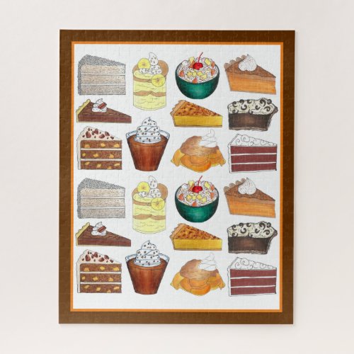 Southern Bakery Food Desserts USA American South Jigsaw Puzzle