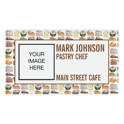 Southern Bakery Food Desserts USA American South Name Tag