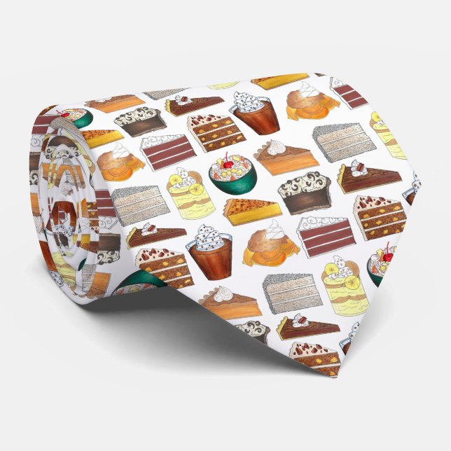 Southern Bakery Food Desserts USA American South Neck Tie (Rolled)