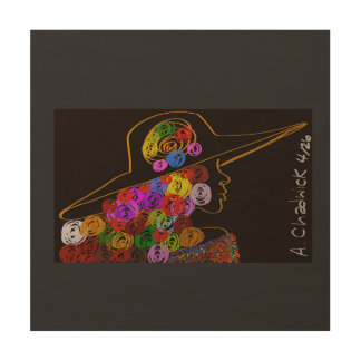 Southern Beauty Rose Wood Wall Art