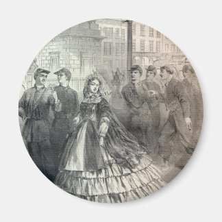 Southern belle, 1861 magnet