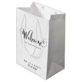 12 PC 6x9 Eucalyptus Hotel Welcome Bags with Personalized Favor Stickers