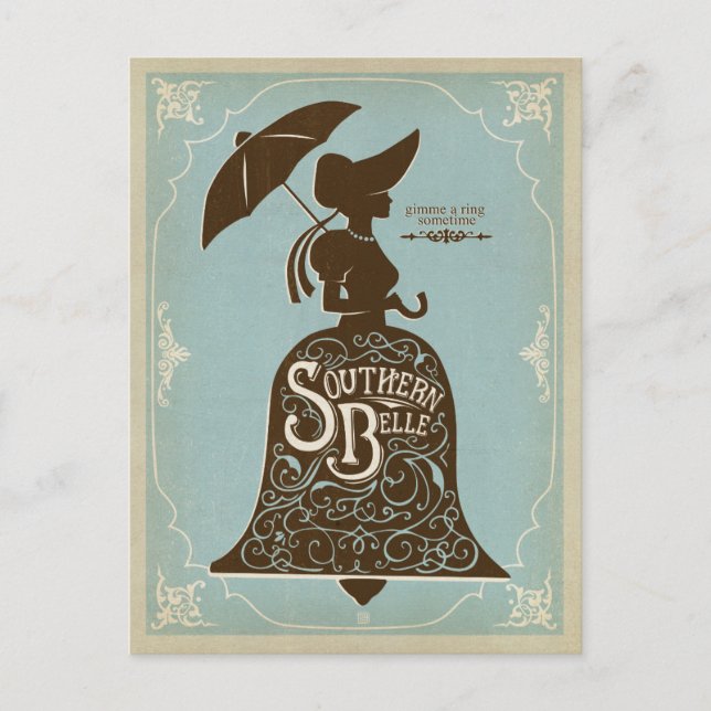Southern Belle Postcard (Front)