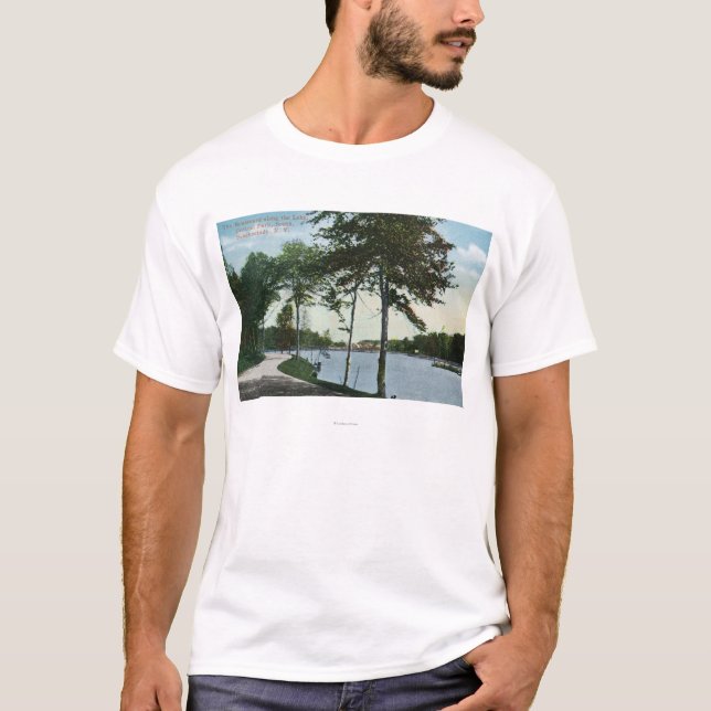 Southern Blvd View of Central Park and Lake T-Shirt (Front)