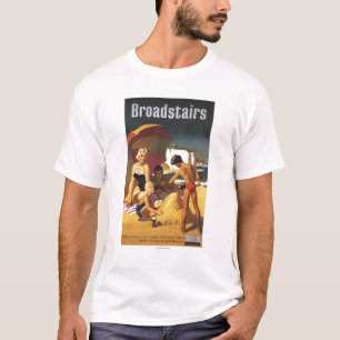Southern British Railways Family on Beach T-Shirt