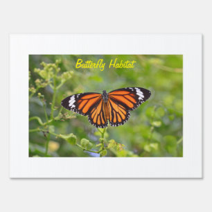 Southern Butterfly Habitat Yard Sign