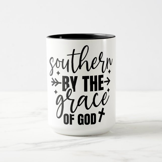 Southern By The Grace Of God Mug (Center)