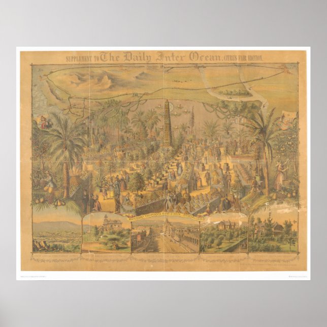 Southern CA. Citrus Fair, Chicago, IL. (0283A) Poster (Front)