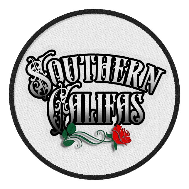 Southern Califas – Chicano Style Iron-On Patch (Southern Califas – Chicano Style Iron-On Patch)
