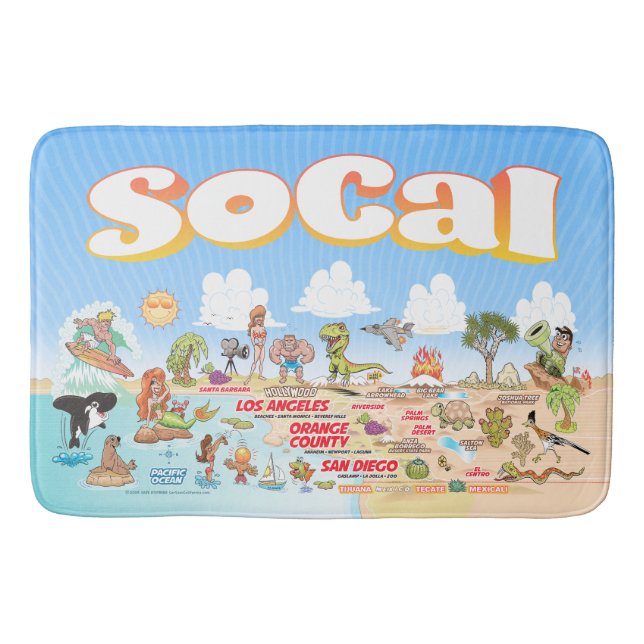 Southern California Bath Mat (Front)