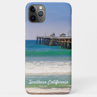 Southern California beach and pier in San Clemente iPhone 11 Pro Max Case