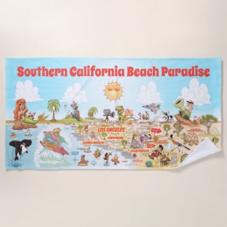 Southern California Beach Paradise Blanket