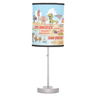 Southern California Beach Paradise Lamp