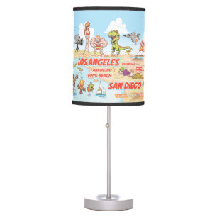 Southern California Beach Paradise Lamp