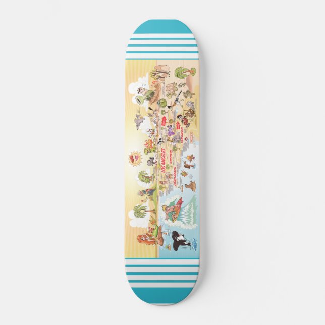Southern California Beach Paradise Skateboard (Front)