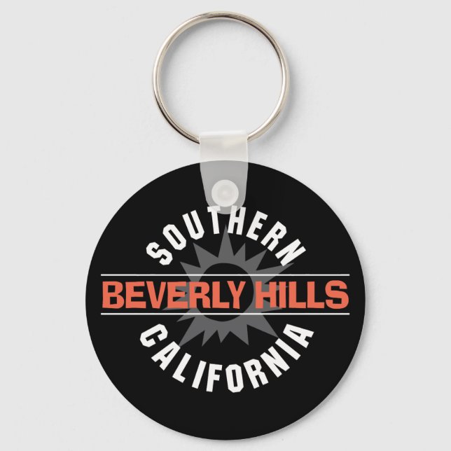 Southern California Beverly Hills Keychain (Front)