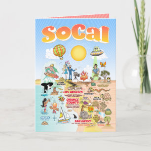 Southern California Birthday Card