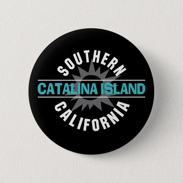 Southern California - Catalina Island Button (Front)