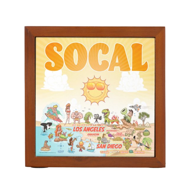 Southern California Desk Organizer (Front)