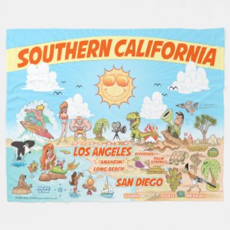 Southern California Fleece Blanket