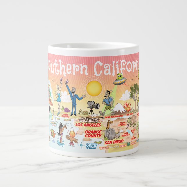 Southern California Giant Coffee Mug (Front)