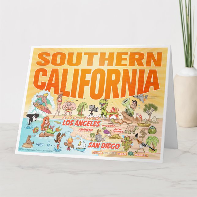 Southern California Greeting Card (Front)