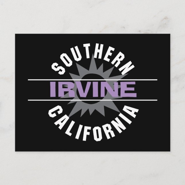Southern California - Irvine Postcard (Front)