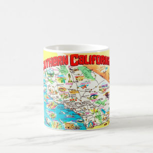 Southern California Map Mug