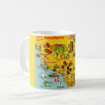 Southern California Map Mug<br><div class="desc">A fun vintage postcard map of  Southern California repurposed on a mug.</div>