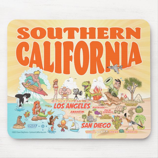 Southern California Mouse Pad (Front)