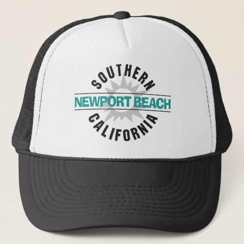 Southern California _ Newport Beach Trucker Hat