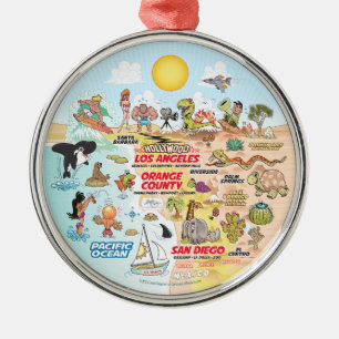 Southern California Ornament