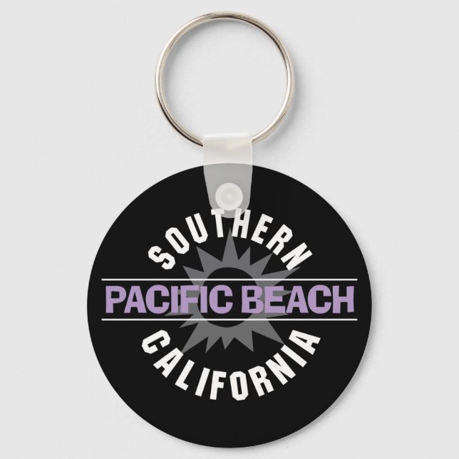 Southern California - Pacific Beach Keychain (Front)