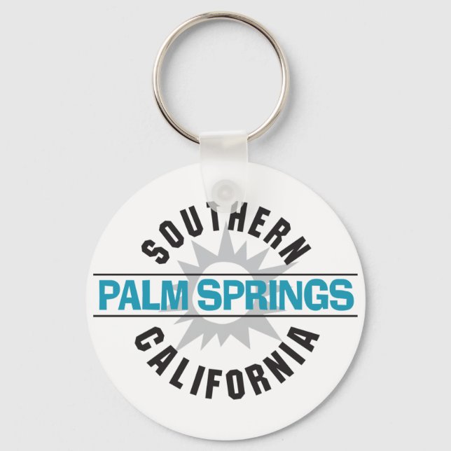 Southern California - Palm Springs Keychain (Front)