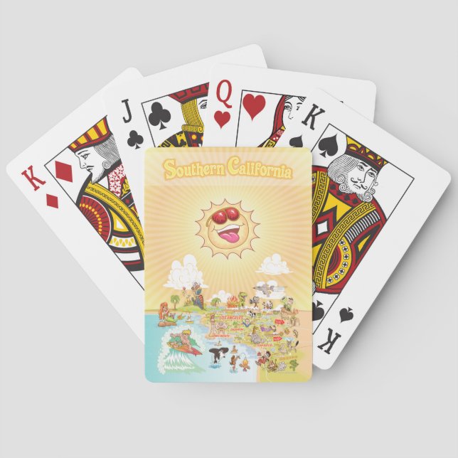 Southern California Poker Cards (Back)