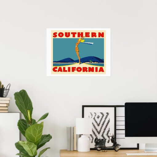 Southern California Poster Zazzle