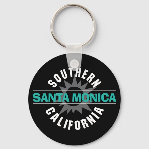 Southern California _ Santa Monica Keychain