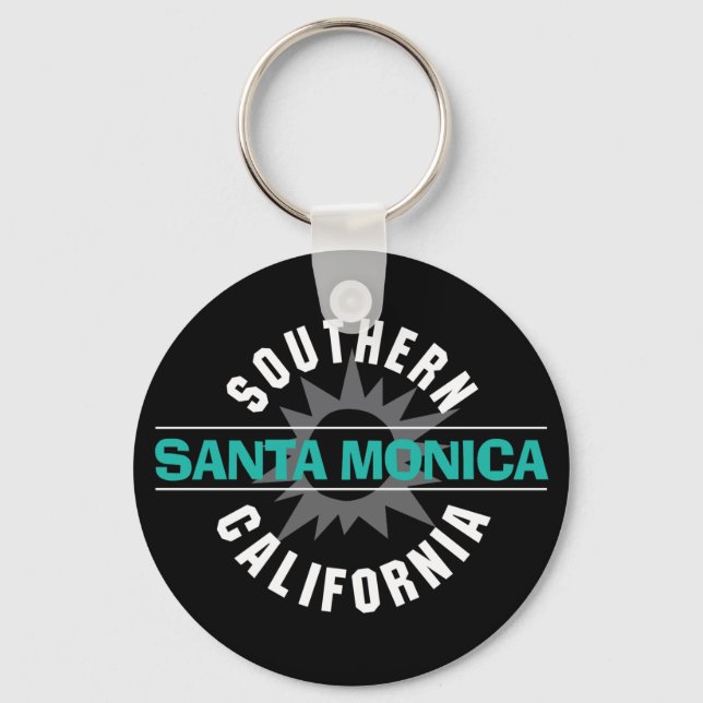 Southern California - Santa Monica Keychain (Front)