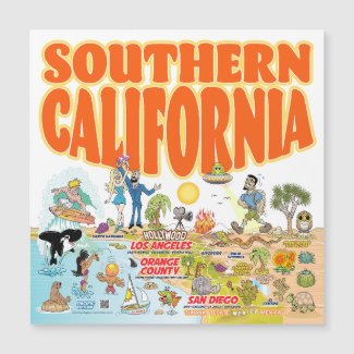 Southern California Souvenir Magnet