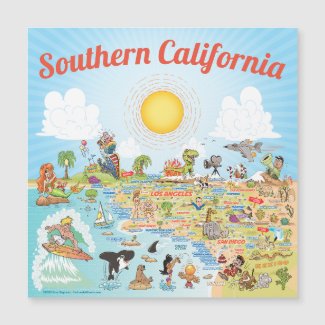 Southern California Souvenir Magnet
